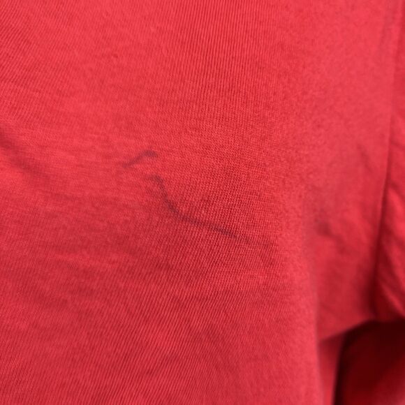 Women's Red Long Sleeve Embroidered Harley-Davidson Top Shirt Sz XL Bellmore NY - Picture 3 of 11